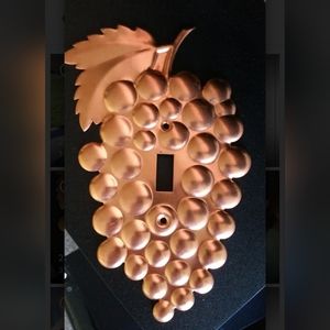 Solid Copper Single Switch Wall Plate for residential or commercial outlet